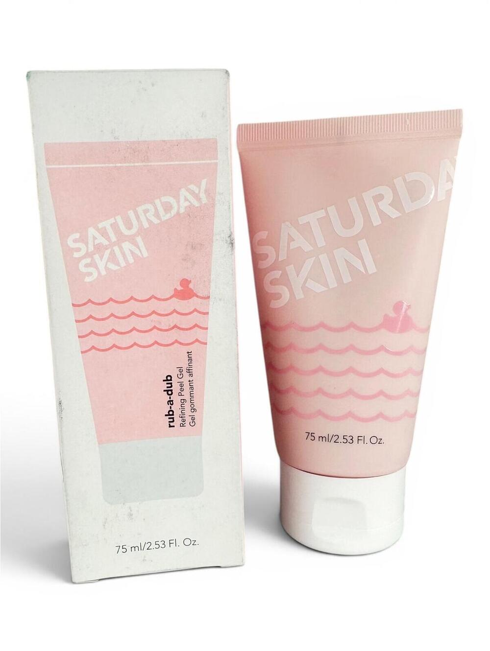 2/$20✨Saturday Skin Rub-A-Dub Peel Gel 75ml Gentle Exfoliator Brightening